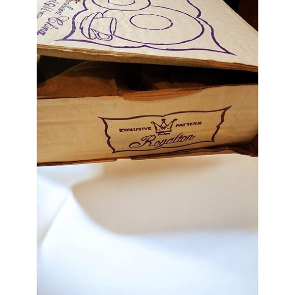 NOS Vintage 1950s Royalton China Japan "Island Gold" 3pc Berry Bowl Set Original - Picture 7 of 8